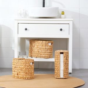 Jacinthe d'eau saule 4 rouleaux de <span class=keywords><strong>papier</strong></span> toilette panier de rangement couvert salle de bain - Product Image 6