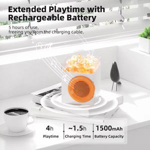 Diffusore di Aromi Creativo <span class=keywords><strong>4</strong></span> in 1 con Altoparlante Bluetooth, Luce Notturna, Mini Altoparlante Wireless Portatile per Casa, Esterni e Regalo - Product Image 4