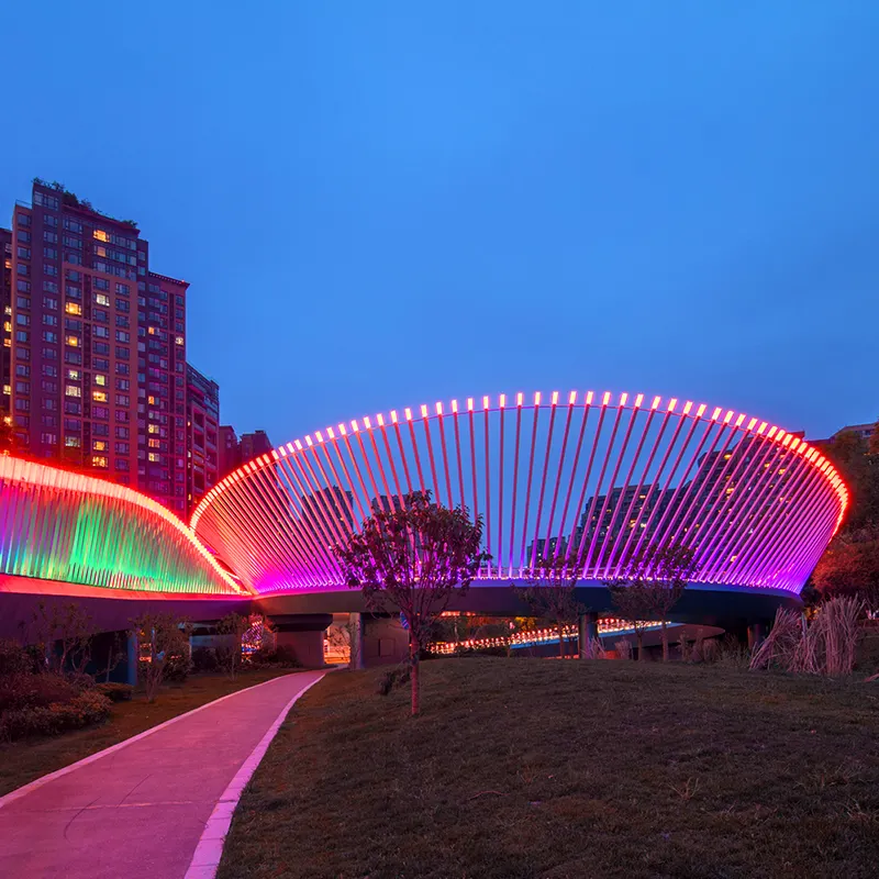 LED屋外ガーデンライト防水橋壁装飾風景照明フェスティバル装飾
