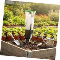 Semoir compact et portable pour une plantation précise des légumes dans les jardins de carottes, les parterres de pépinière et les petits projets agricoles.