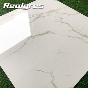 Carrelage de <span class=keywords><strong>sol</strong></span> en <span class=keywords><strong>vinyle</strong></span> <span class=keywords><strong>imitation</strong></span> marbre blanc granit poli brillant 60x60 - Product Image 2