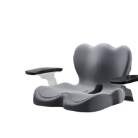 Coussin de siège de voiture en mousse à mémoire de forme respirante pour longues trajets, soutien du coccyx, soulagement de la douleur, housse amovible lavable