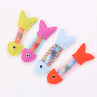Joysing Wholesale Nouveaux Jouets pour chats en forme de poisson, petits, multifonctionnels, en feutre écologique, à motifs animaliers, pour la mastication quotidienne