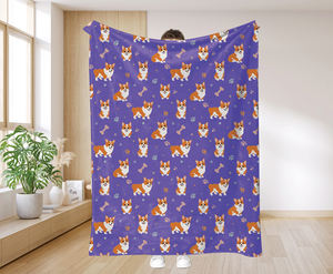 Custom Pink <strong>Mickey</strong> <strong>Mouse</strong> Minniey Heart Couple Kiss Quilted Flannel Blanket Super Soft Comfortable Sublimation Saint Valentine's - Product Image 1