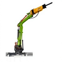Martillo Excavador Hidráulico Giratorio con Control Remoto por Fibra Óptica para Minería, Martillo Rompedor de Roca para Canteras