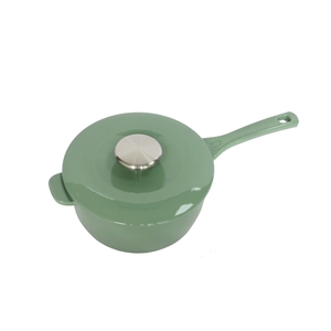 2026 Petite marmite de cuisson en fonte verte durable pour aliments pour bébés, faitout en fonte robuste - Product Image 4