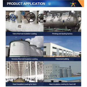Pintura de aislamiento térmico Aerogel, revestimiento de resistencia a temperaturas extremas de grado de construcción para equipos metalúrgicos y de refinación - Product Image 5
