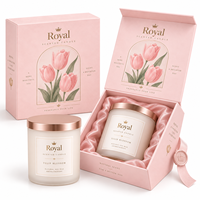 Boîtes d'emballage personnalisées pour bougies, boîte cadeau rigide de luxe avec logo pour bougies parfumées, emballage de marque, fabricant OEM ODM