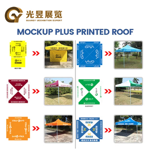 Tenda per fiera commerciale con tenda da esposizione a scomparsa per eventi pubblicitari con stampa personalizzata tenda facile da montare - Product Image 6