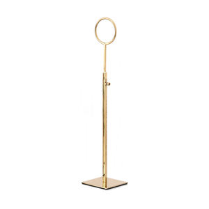 Présentoir en métal debout de Table au détail haut de gamme <span class=keywords><strong>pour</strong></span> écharpe de cravate suspendu cintre en métal doré brillant cravate soie Hijab présentoir - Product Image 6