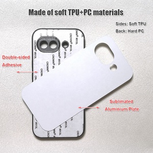 <span class=keywords><strong>Fundas</strong></span> de Teléfono Sublimables de TPU y PC 2D de Alta Calidad con Placa de Lente Imprimible para Google Pixel 10A - Product Image 2