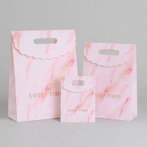 Sacs en papier personnalisés avec logo imprimé, portables, haut <span class=keywords><strong>de</strong></span> gamme, <span class=keywords><strong>auto</strong></span>-adhésifs, pour cadeaux <span class=keywords><strong>de</strong></span> fête d'anniversaire ou <span class=keywords><strong>de</strong></span> mariage, petits sacs à bonbons avec poignée découpée - Product Image 3