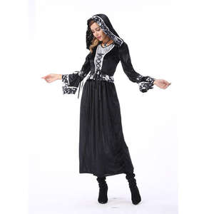 เครื่องแต่งกายคอสเพลย์แม่มดฮาโลวีนเครื่องแต่งกายแวมไพร์ผู้เก็บเกี่ยวโครง<span class=keywords><strong>ก</strong></span>ระดู<span class=keywords><strong>ก</strong></span><span class=keywords><strong>ชาย</strong></span>และหญิง - Product Image 3