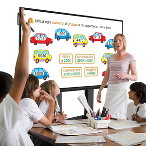 75 inch tương tác thông minh Bảng Trắng LCD hồng ngoại màn hình cảm ứng với hệ thống kép cho Giáo Dục Đào tạo độ sáng cao hiển thị - Product Image 1