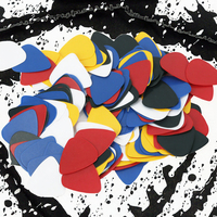 Wholesale 0.46mm Electric Bass Guitar Picks Universal Multiple Random Colors Stringed Instruments Parts & Accessories