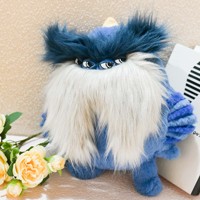 Fabricant de peluches personnalisées ODM OEM, jouets en peluche, peluche monstre bleu personnalisée pour cadeaux