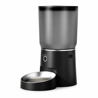 Distributeur automatique de nourriture pour animaux de compagnie WiFi, programmable, intelligent, pour chats et chiens, contrôle à distance par application avec plan de repas programmé