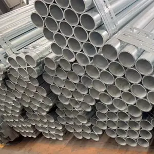 Hot Dip Weld Round Gi Pre-Galvanized Carbon Steel Pipe Scaffolding Tube For Greenhouse Building And Construction