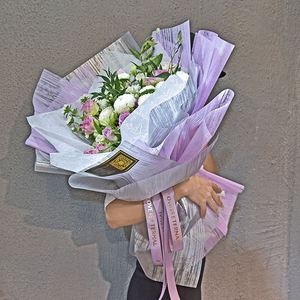 Papier d'emballage pour bouquets de fleurs, imperméable, tendance, très vendu, en gros, de haute qualité - Product Image 5