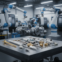 Service d'usinage CNC de haute précision Etri One Piece Flow pour équipements industriels avec pièces en acier inoxydable à tolérances strictes
