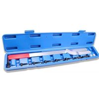 Jeu de clés à molette réglables 11 pièces en coffret rigide pour support de poulie de courroie, déflecteur, matériel de fer manuel