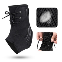 Attelle de soutien de la cheville à sangle réglable avec correction de varus protecteur de pied à lacets pour le soulagement des entorses du pied et de la cheville