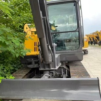 Excavatrice sur chenilles Volvo EC55D d'occasion, de qualité supérieure, bien entretenue, sans fuite d'huile, puissance élevée, pour la rénovation urbaine et l'entretien routier