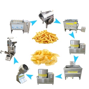 Fabricant chinois ligne de production semi-automatique de <span class=keywords><strong>frites</strong></span> surgelées <span class=keywords><strong>pour</strong></span> petites pommes de terre machine à chips à ethhopia - Product Image 6
