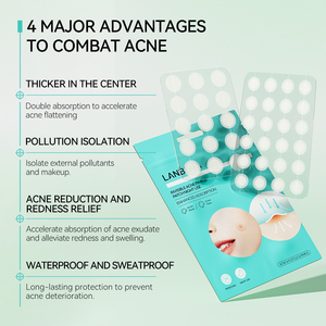 Lanbena, fabricant professionnel, vente en gros de patchs hydrocolloïdes pour l'acné et les boutons, à utiliser la nuit - Product Image 4
