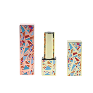 Nouveauté : Tubes à lèvres vides en or rose, gravure 3D, magnétiques, dorés, pour le maquillage - Product Image 1