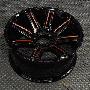 <span class=keywords><strong>ล้อ</strong></span>อัลลอยด์17-26 "แบบเว้าลึก<span class=keywords><strong>สี</strong></span><span class=keywords><strong>ส้ม</strong></span>วาวสำหรับ TOYOTA TUNDRA Ford Raptor Tank300/500 JEEP Wrangler - Product Image 2