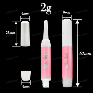 <span class=keywords><strong>Colle</strong></span> liquide transparente 2g, écologique, longue durée, pour <span class=keywords><strong>ongles</strong></span> à presser et nail art - Product Image 5