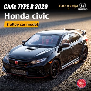 (En Caja) Modelo de Coche de Aleación a Escala 1:18, Civic Type R 2020, de Metal Fundido a Presión, Envío Directo Disponible - Product Image 2