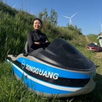 Jet ski électrique haute performance EPP 18KW 72V, charge rapide, 50 km/h, 1 place adulte, loisirs, course, sports nautiques