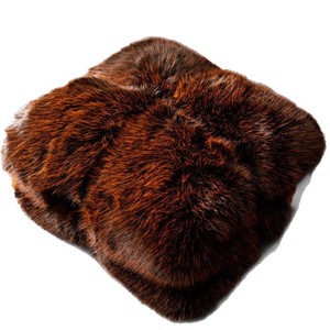 Faux Fox Fur <b>Blanket</b> 200x230cm <b>Thick</b> Warm Autumn Winter Home Use Coral Fleece Rectangle Solid Color - Product Image 5