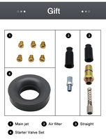 Kit de carburateur de moto haute performance 19/21 mm pour course, avec accessoires, neuf, vente en gros