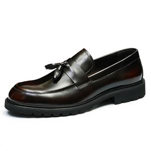 Chaussures de Mariage de Luxe pour Hommes 2026 en Cuir de Vachette Italien de Haute Qualité, Idéales pour Tenues Formelles et Décontractées - Product Image 3