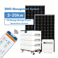 Inversor de Energía Solar con Batería de Litio de 48 V, 51,2 V, 5 kW, 10 kW, 12 kW, Sistema Solar Híbrido Trifásico de 30 kW, 50 kW HV