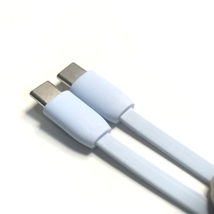 <strong>Type</strong>-<strong>C</strong> to <strong>Type</strong>-<strong>C</strong> Fast Charging <strong>Cable</strong> 3C 16cm Flat <strong>Type</strong>-<strong>C</strong> <strong>Cable</strong> with 20cm Pure Copper Mobile Phone Charge <strong>Cable</strong> - Product Image 5