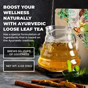 Té de Hojas Sueltas Personalizado con Jengibre, Cúrcuma, Menta, Pimienta Negra, Sin Cafeína - Product Image 4