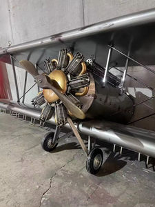 Venta al por mayor de metal barra de hierro estilo punk avión modelo de avión grande de Metal modelo de avión barra de hierro Decoración - Product Image 5