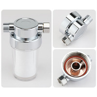 Filtre à eau pour pomme de douche domestique avec cartouche remplaçable en charbon actif PP, élimination du chlore, robinet de salle de bain