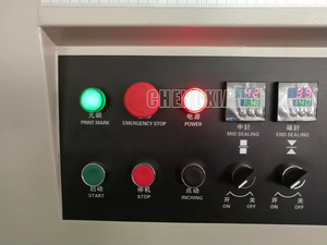 Envolvedora de Flujo Tipo Almohada Eléctrica Automática CX-250B con Estructura de Sellado Horizontal para Botellas y Envases de Alimentos de Plástico - Product Image 5