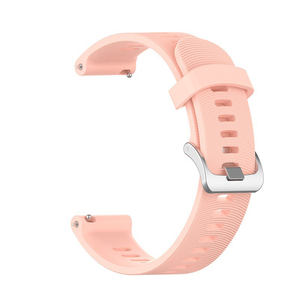 Bracelets de montre en silicone de remplacement de 20 mm pour montre intelligente <span class=keywords><strong>Garmin</strong></span> Forerunner <span class=keywords><strong>645</strong></span> - Product Image 4