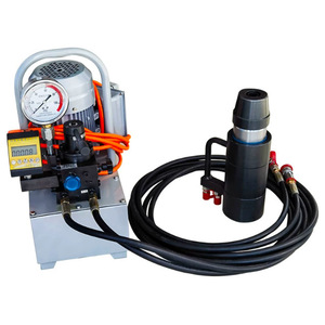 Máquina Eléctrica Tensora de Anclajes, 5000 lb de Capacidad, Sistema Métrico, Construcción de Acero, Junta de Pernos para Anclaje en Pendientes - Product Image 4
