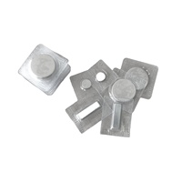 Aimant néodyme puissant en PVC, aimant néodyme simple face pour vêtements, aimant dissimulé lavable pour vêtements, bloc magnétique en PVC simple face
