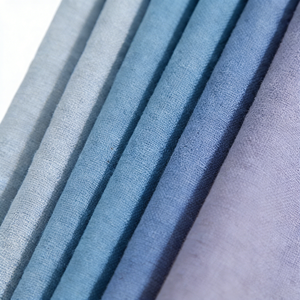 Tela de lino 100% ecológica, transpirable y tejida lisa para vestidos y ropa. - Product Image 1