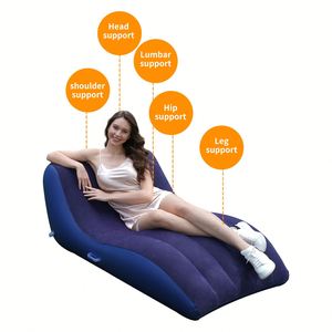 Sofá Cama Hinchable Automático de PVC para Playa y Fiestas Familiares, Mueble de Exterior, Sillón Reclinable - Product Image 1