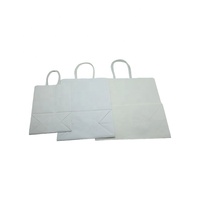 Sac de courses en papier kraft personnalisé écologique avec poignées à cordon, sac cadeau biodégradable, fabricant d'emballages à faible MOQ