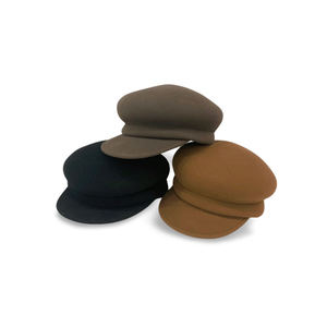 Gran oferta señoras invierno 100% <span class=keywords><strong>lana</strong></span> <span class=keywords><strong>de</strong></span> ala ancha sombreros <span class=keywords><strong>de</strong></span> visera sólida sombreros Fedora sombreros <span class=keywords><strong>de</strong></span> fieltro - Product Image 1